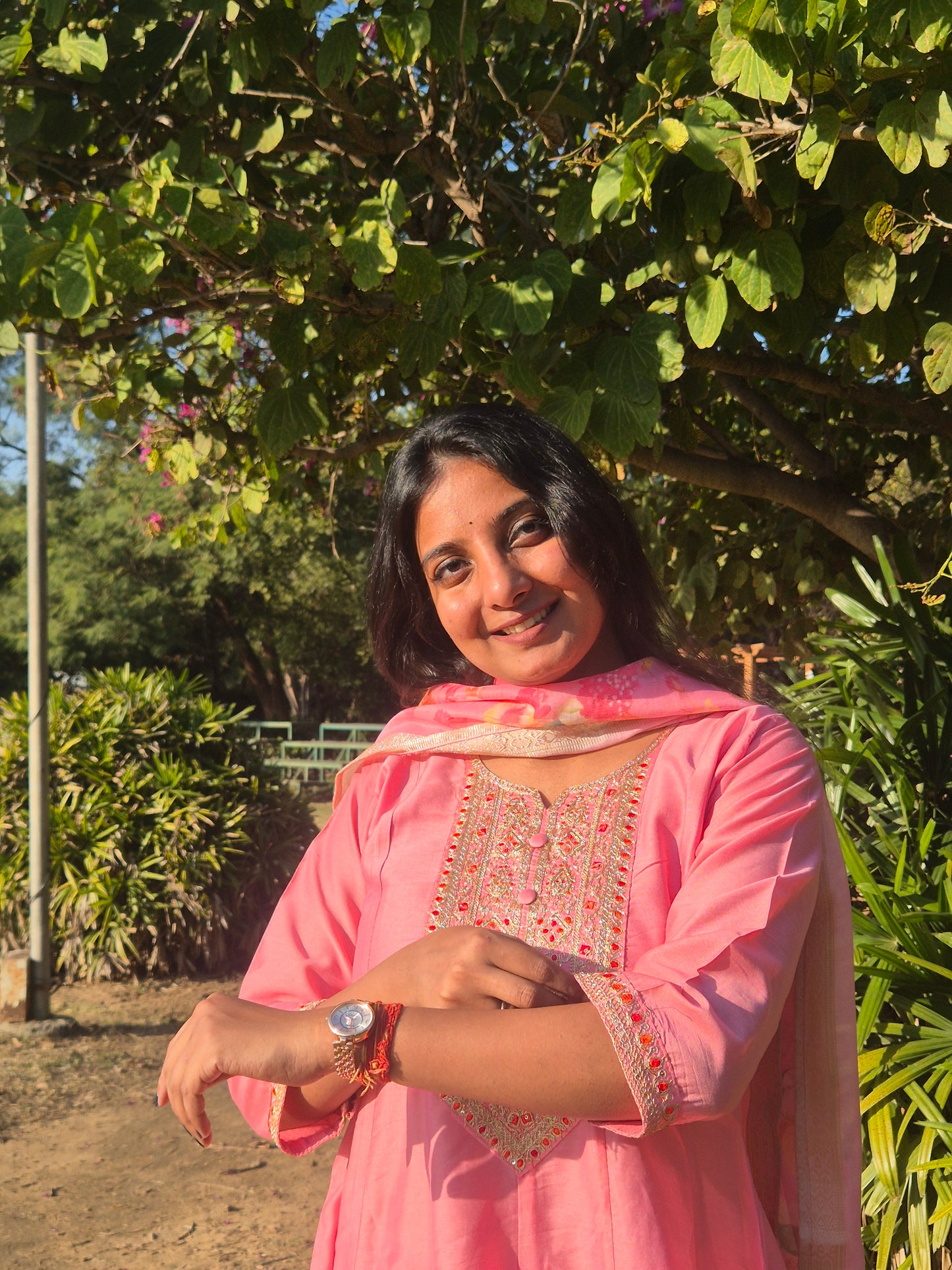 Gulabo Anarkali Long kurta and pant with dupatta set